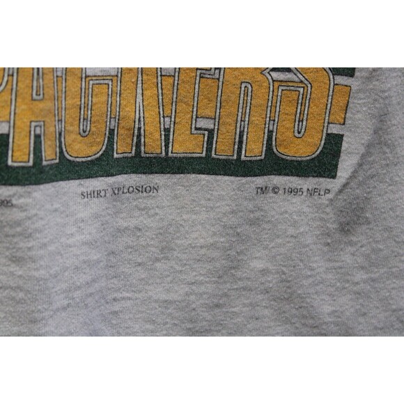 Vintage Xplosion Shirt 1995 Brett Favre Caricature In It To Win It XL Packers - Picture 4 of 8